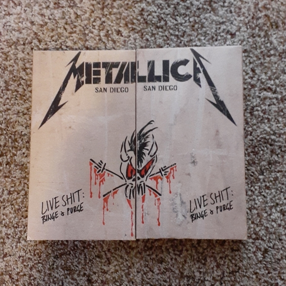 metallica Other - Metallica VHS "Live Shit: binge and purge"